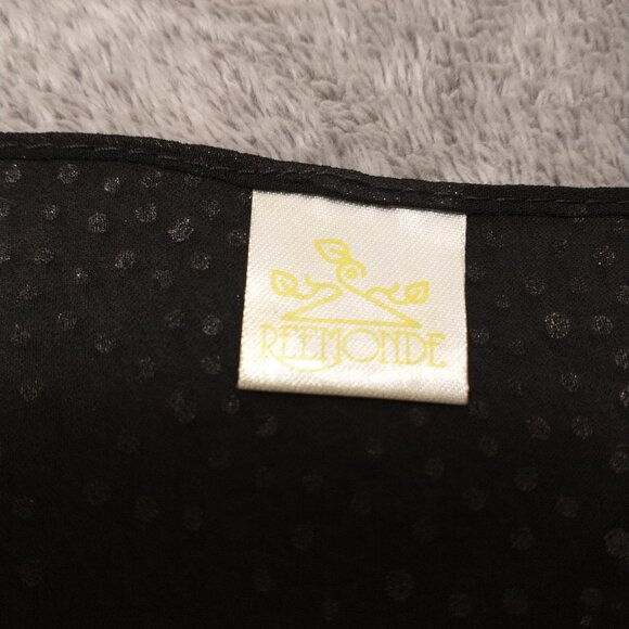 NEW!! REEMONDE BLACK SPARKLE RECTANGLE SCARF - Picture 2 of 2